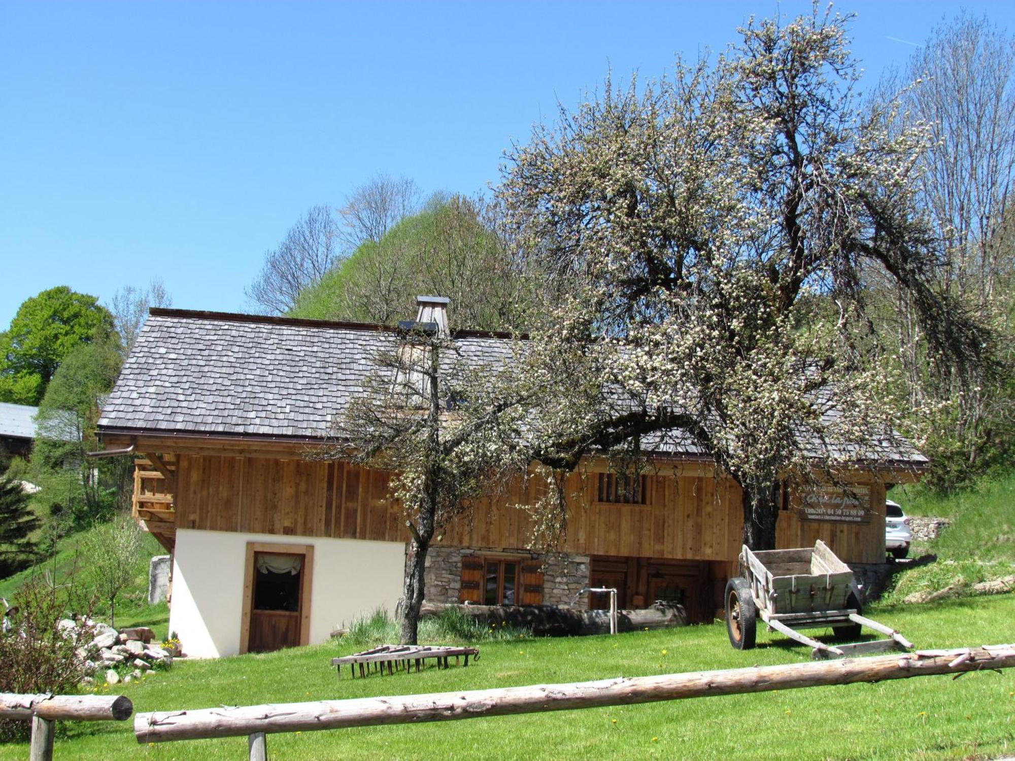 Chez La Fine Bed and Breakfast Les Gets Exteriör bild